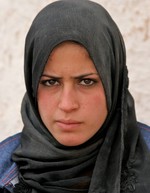 Syrian girl, Hama ar