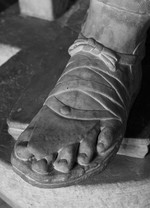 Roman foot, detail o