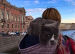 A walk with the cat 